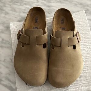Birkenstock Boston Tobacco Oiled Leather Soft Footbed